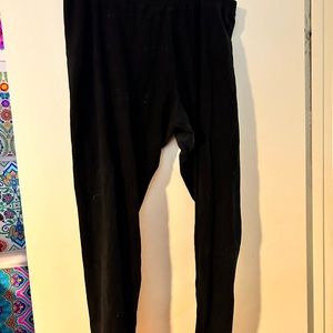 Black cotton leggings